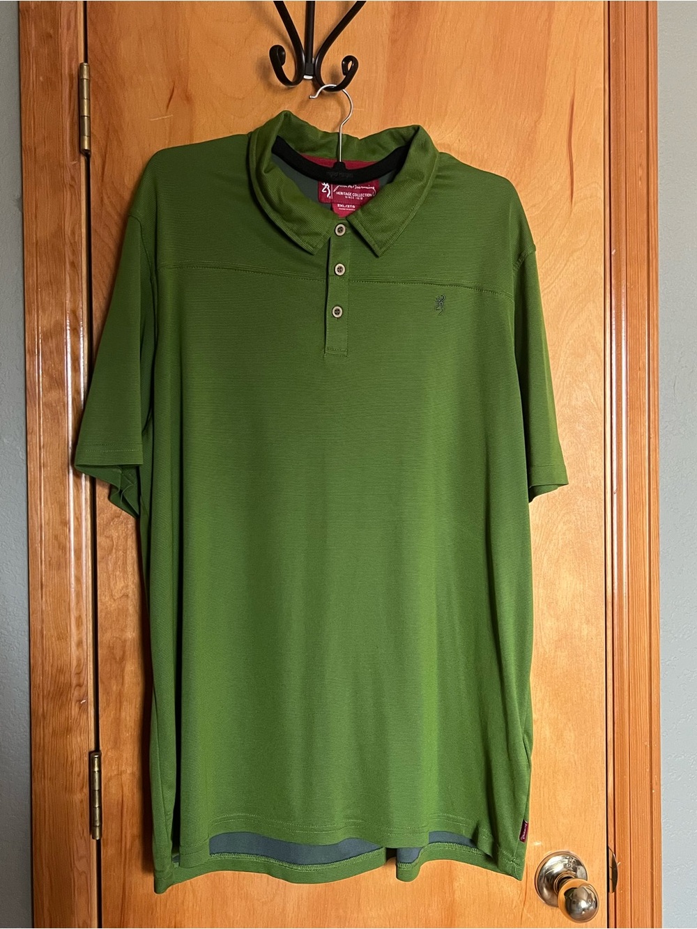Browning Olive Green Men's Polo Shirt